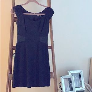 Rebecca Taylor sz 0 navy dress w/ waist synch